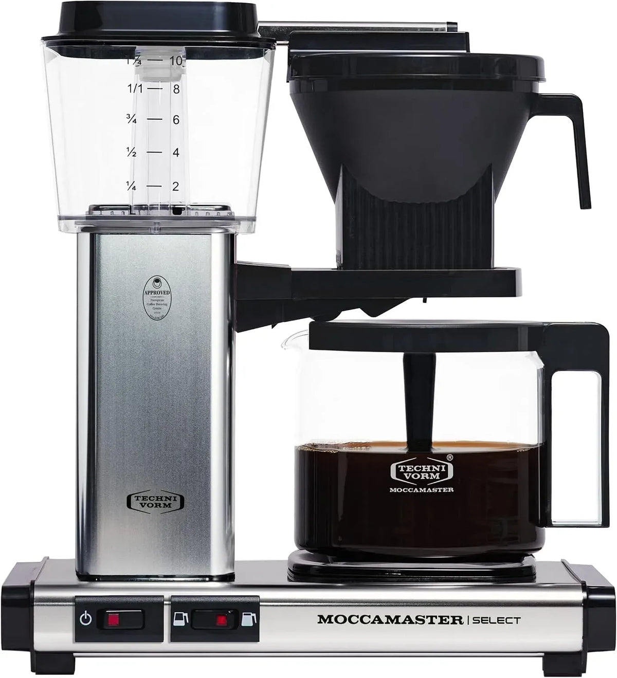 Kaffeemaschine, 1.25 L, Silber, Moccamaster KBG Select