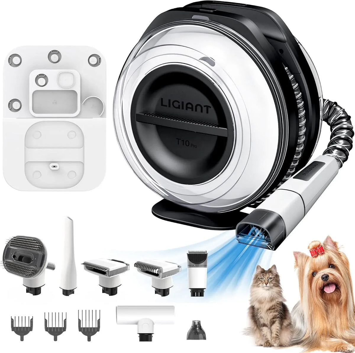 Staubsauger, 2,2 L, LIGIANT T10 7-in-1, Outdoor, leise, Großer 2,2L Behälter, Auto & Outdoor