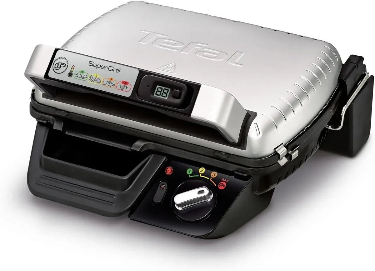 Tefal Elektrogrill, SuperGrill, 320 x 240 mm, 2000 W, aluminium