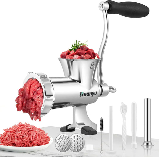 Wurstfüllmaschine, Fleischwolf, Drehwolf, Edelstahl, für Schweinefleisch
