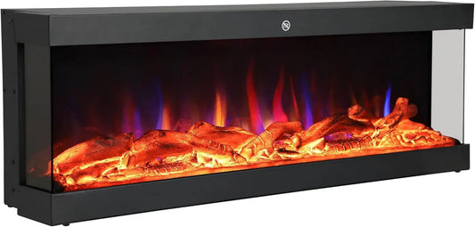 Wandkamin, 3D-Optik, El Fuego® „Monaco' 3D Wandkamin