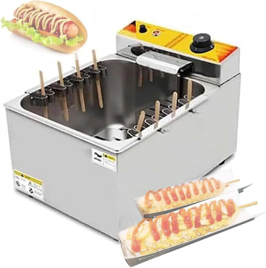 Käse-Hotdog-Frittiermaschine, Wurstfrittieranlage, Restaurant, für Restaurants