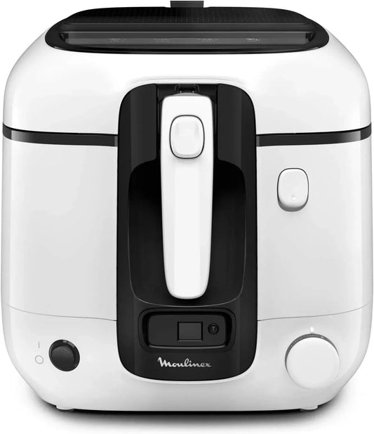 Moulinex AM3140 Geschirrspüler, Spülmaschine, Weiß, Super Uno Elektrische Fritteuse, Temperaturregelung bis 190°, 1,5 kg