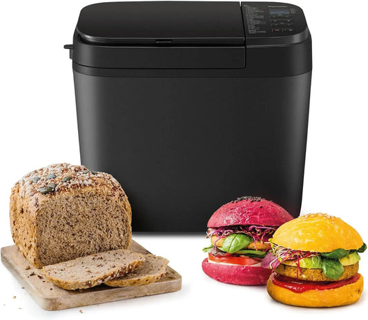 Panasonic SD-R2530K 13-Stunden-Timer Brotbackautomat, Brotbackmaschine, 2 Temperaturzonen, Schwarz, 30 automatische Programme