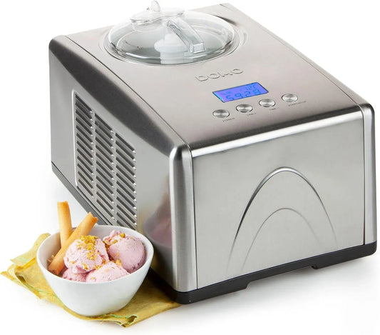 Eismaschine, Speiseeismaschine, 1,5 L, DOMO, Eis in 60 Minuten