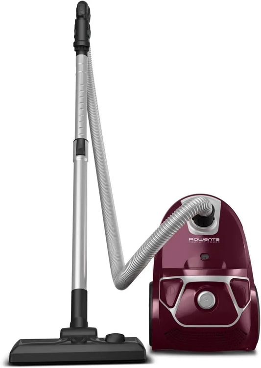 Rowenta RO3969EA Staubsauger, 3 L, 750 W, Silber, 2-in-1-Fugendüse, 3 Liter Staubbeutel
