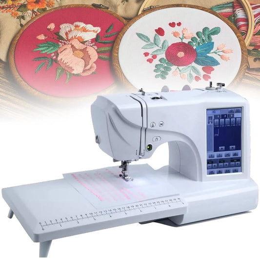 X 9 Stickmaschine, Stickautomat, Touch-Bedienung, LCD-Display, für Kleidung