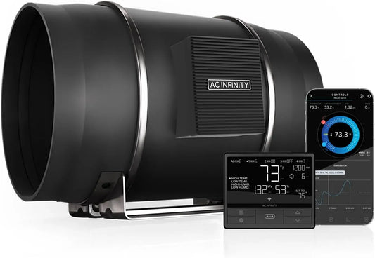 T10 AC Infinity CLOUDLINE PRO, Leises Inline-Lüftersystem