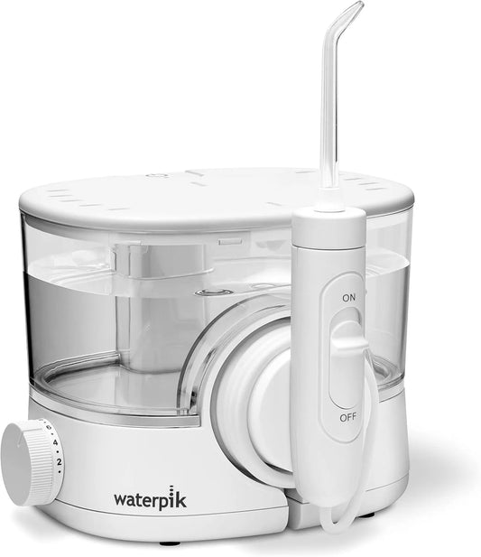 WF11 Munddusche, elektrische Zahnreinigungsdusche, tragbar, kabellos, Weiß, Waterpik